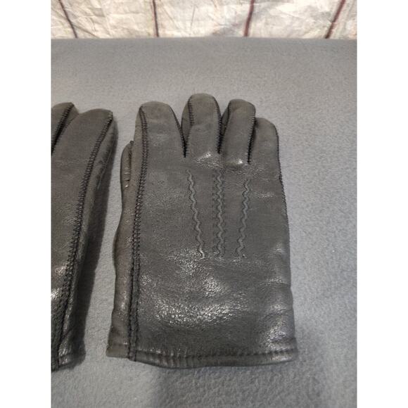 Vintage Mens Black Gloves Size M 9/9.5 Philippines - Picture 2 of 11